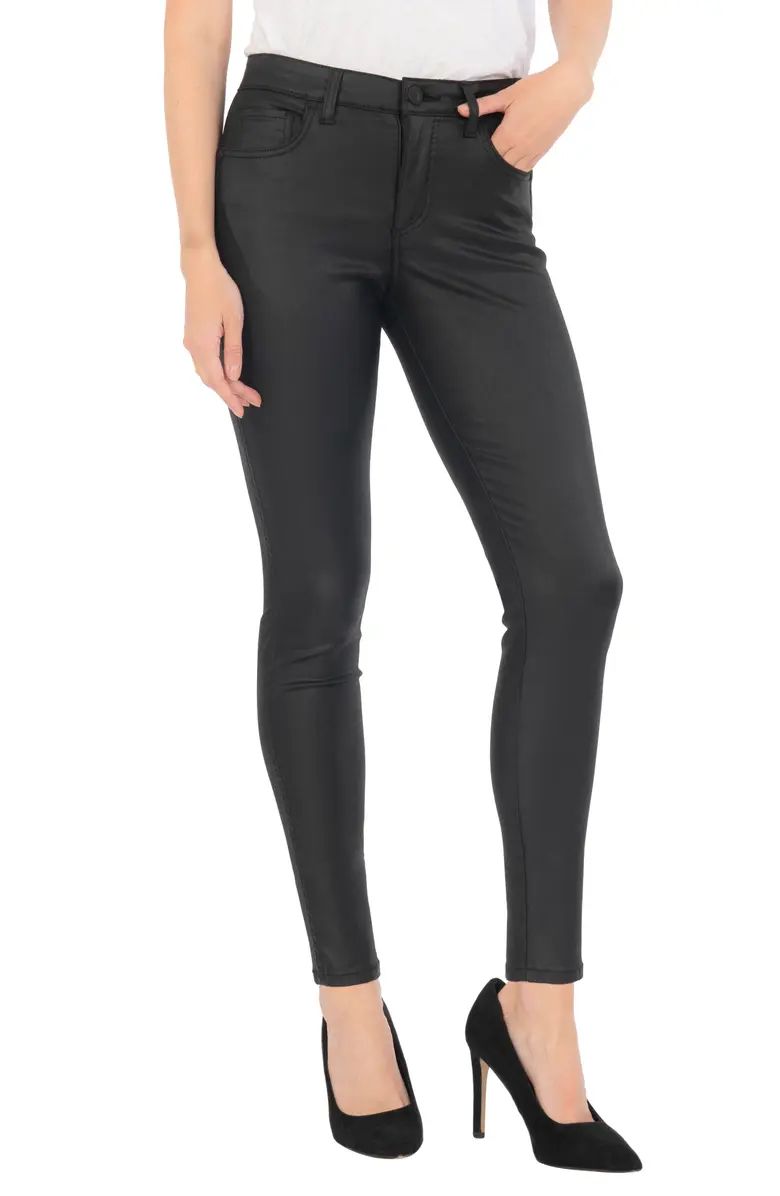 Donna Coated High Waist Ankle Skinny Jeans | Nordstrom