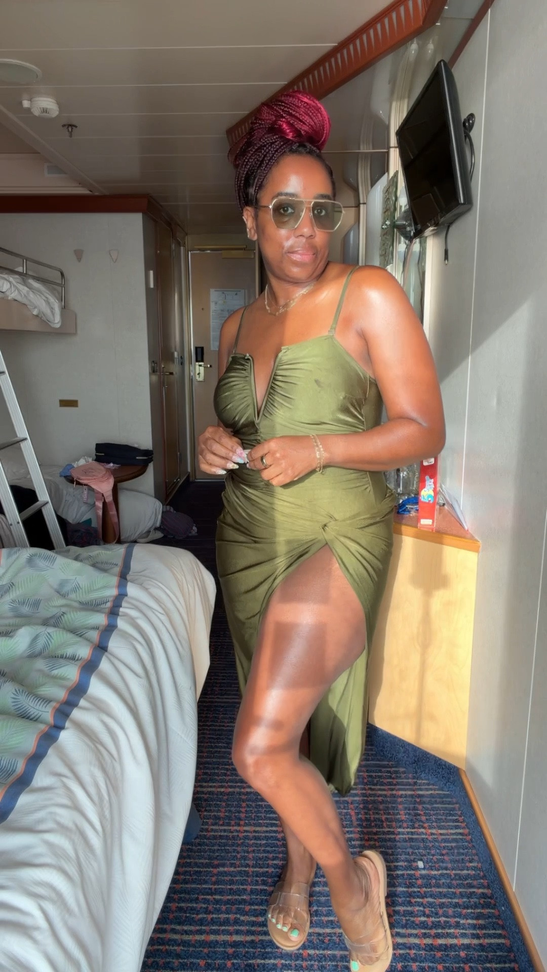 Vacation looks on REPEAT 🔁✨ 7 days of outfits from sun up to sunset 🌊☀️

From easy breezy day looks, to dinner night dresses that made me feel ✨that girl✨… and let’s not forget the swimsuits + coverups that carried the whole trip 😍

Every look was giving effortless, comfy, and still put together (because we’re not sacrificing style on vacation 👏🏽)

Which look was your fave?! Daytime cute, dinner glam, or poolside vibes? 🌴✨

#vacationoutfits #cruiseoutfits #resortwear #vacaystyle #ootdideas #summerstyle #amazonfashion #ltkstyle #outfitinspo #beachoutfi

#LTKOver40 #LTKMidsize