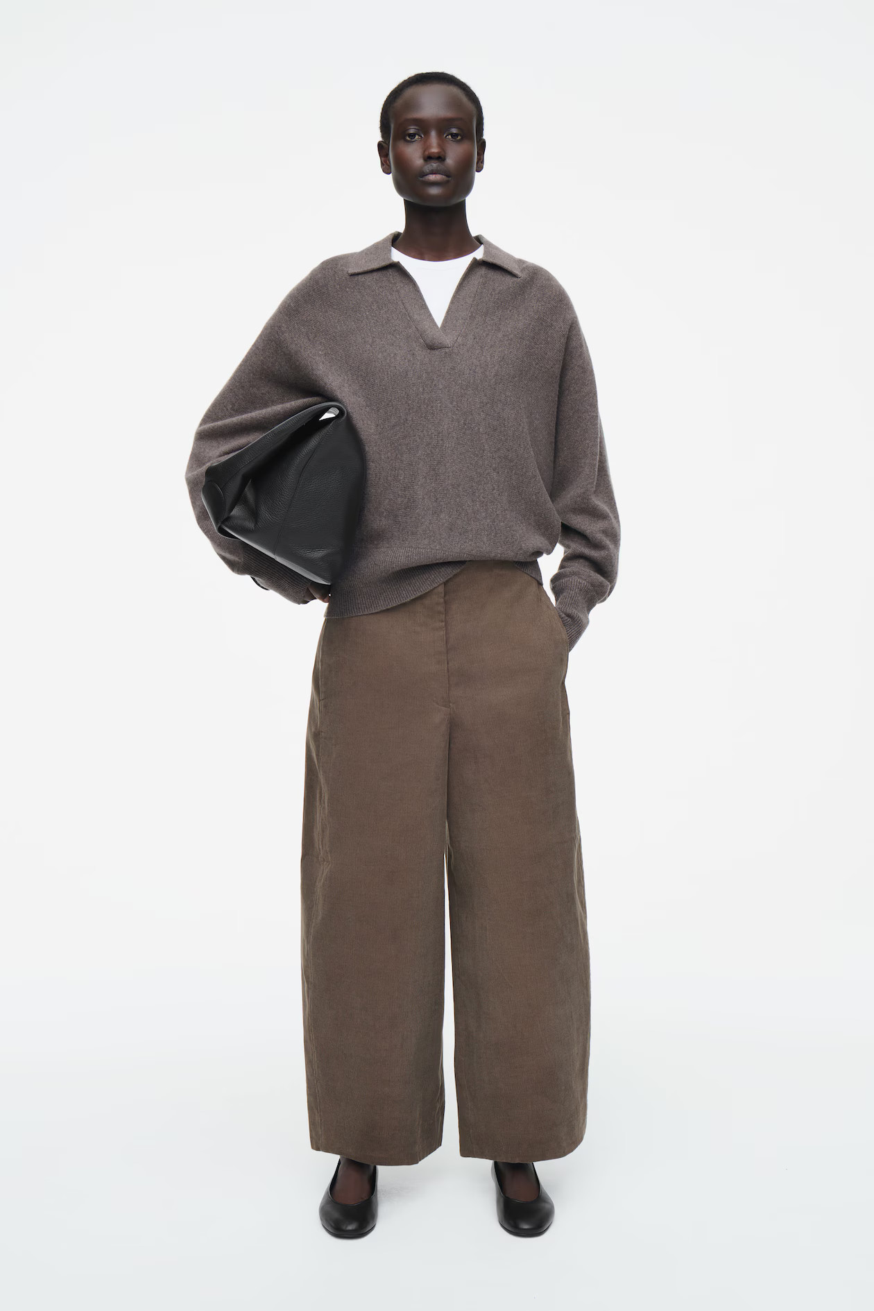 CORDHOSE MIT BARREL-BEIN - BRAUN | COS (EU)