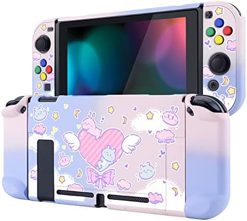 eXtremeRate PlayVital Back Cover for Nintendo Switch Console, Separable Protector Hard Shell for Joy | Amazon (US)