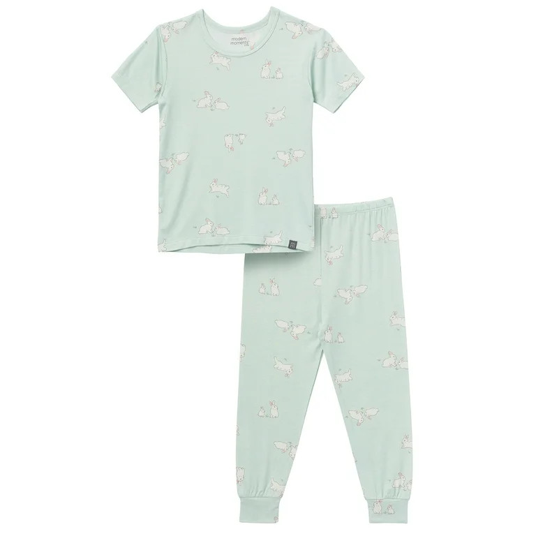 Modern Moments by Gerber Toddler Neutral Super Soft Easter Pajama Set, 2-Piece, Sizes 12M-5T | Walmart (US)