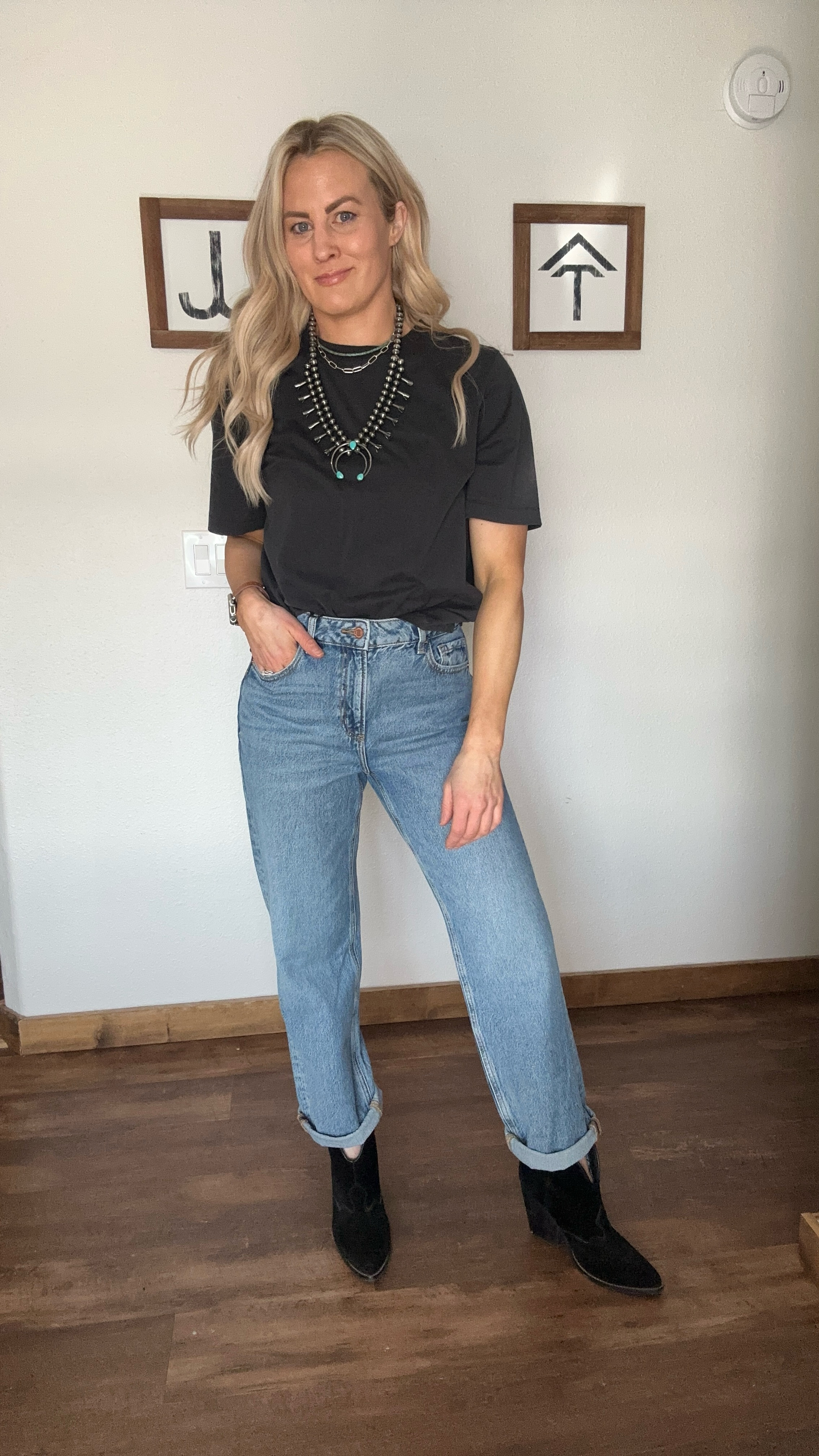 Another great pair of straight leg jeans! These are true to size. I’m a size 6, wearing a 6. They are a bit loose but I think get washing and drying they’ll be the perfect fit! 

#LTKFindsUnder100