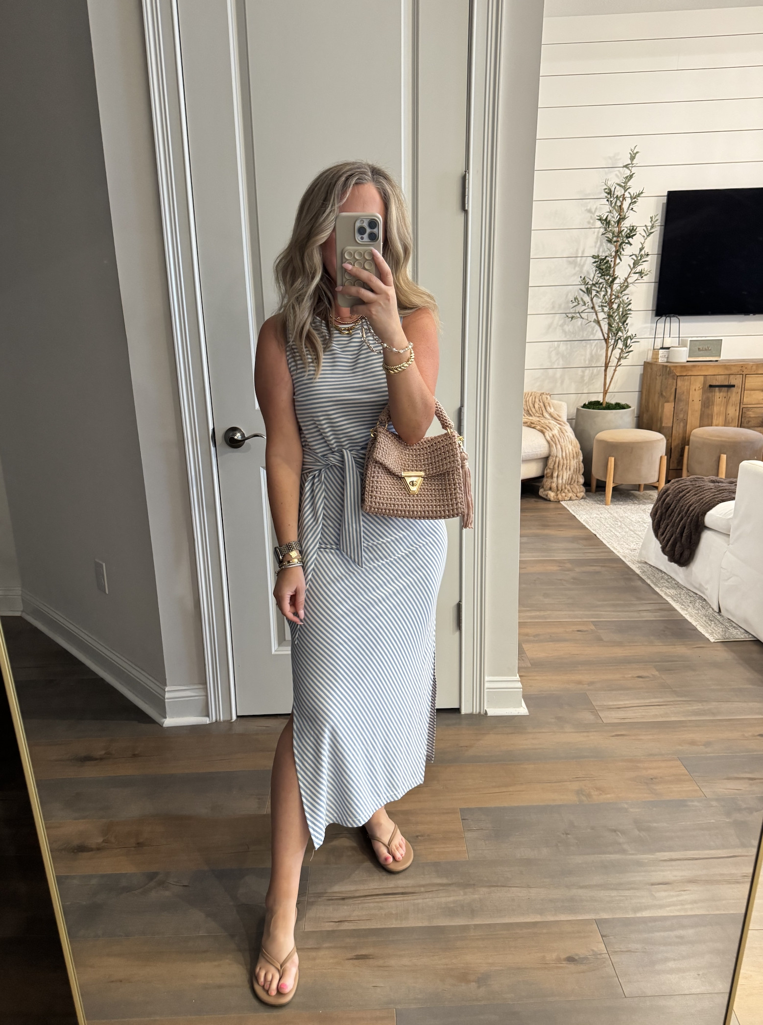 Comfy stripe midi dress with the cutest wrap detail! Perfect for vacation, going to brunch, golf tournaments and everyday wear. Wearing size S.

Amazon, midi cut out dress, spring, summer, fashion, finds, affordable, women’s, outfits, trendy, casual, chic, wardrobe, essentials, style, inspo, clothing, deals, budget, everyday, staples, aesthetic, minimal, versatile, comfortable, flattering, modern, seasonal, must-haves, spring-break, vacation, cruise, beach, warm-weather. 

 #LTKootd #LTKSeasonal #LTKPetite