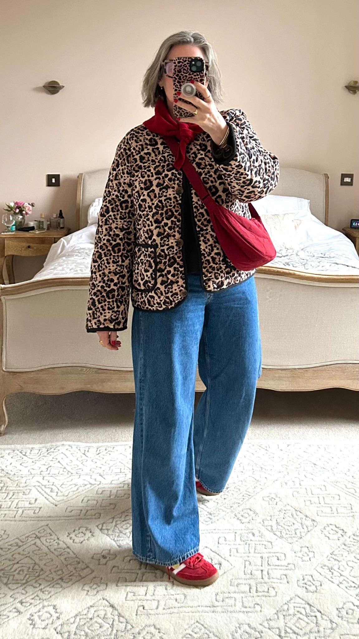 My bargain Nobody’s Child jacket arrived and I love it! 
I’m wearing a medium 
Jeans Cloud Arket in the sale too. I wear a loose 30” waist
Jumper size 12

#LTKover50style #LTKspring #LTKmidsize