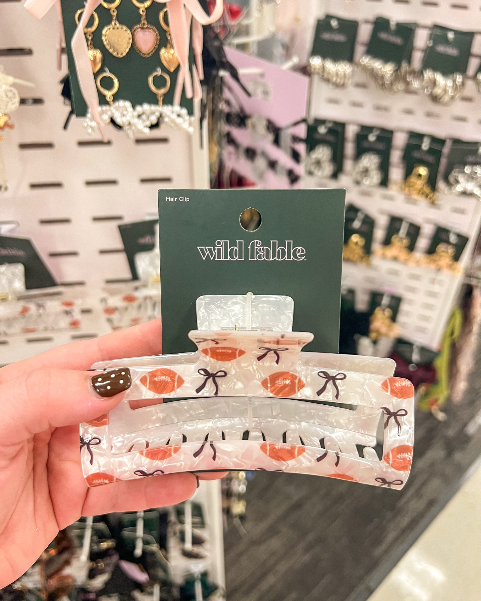 Football accessories are for the girls! #football #footballclip #footballearrings #ltkfootball #ltktarget #ltkfashion #ltkfall 

#LTKStyleTip