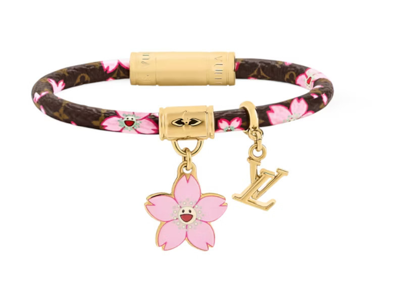 Women's Louis Vuitton x Takashi Murakami Cherry Blossom Bracelet in Sakura Brown | StockX