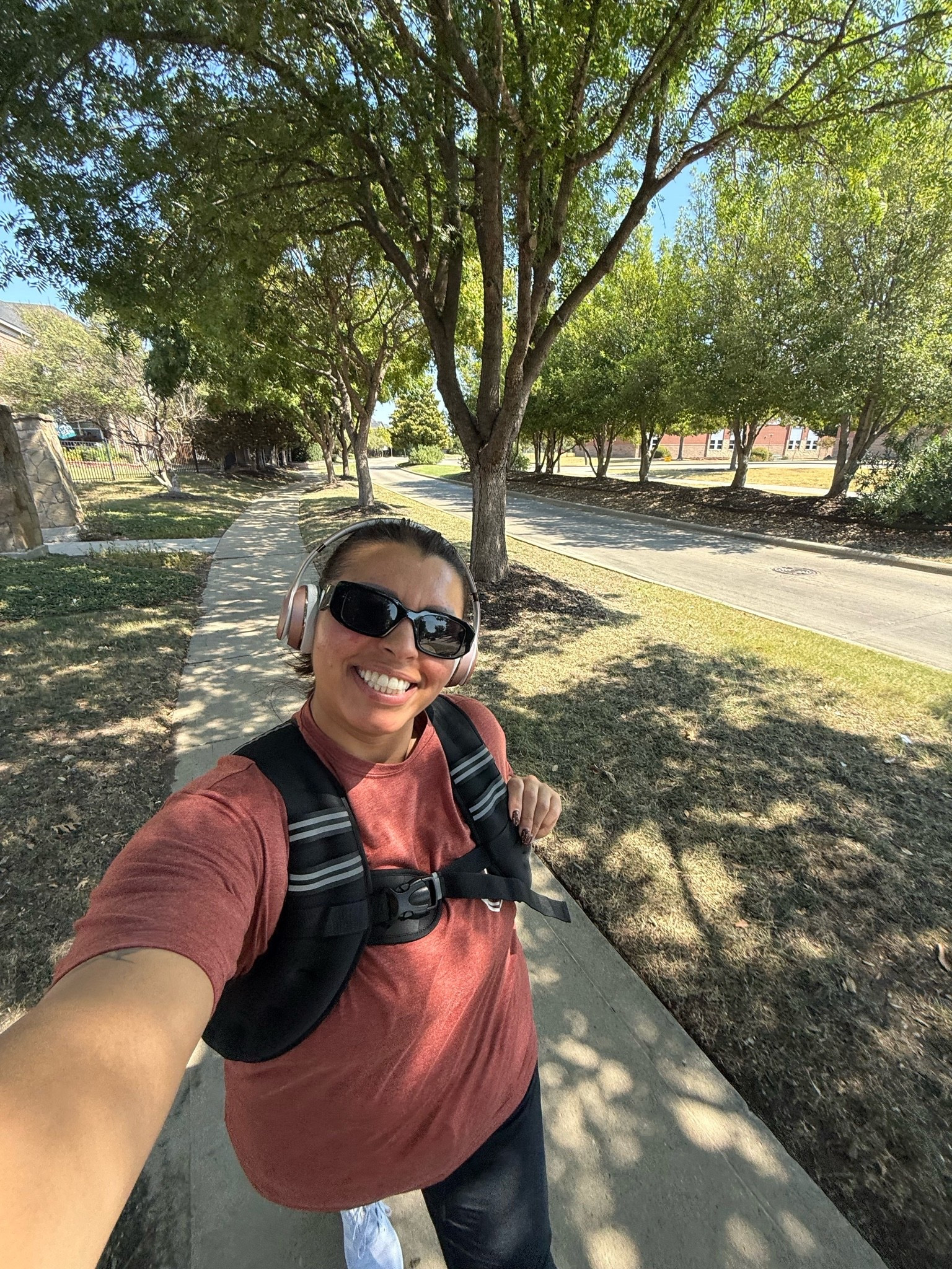 30 minutes walk with my weighted vest. 

Mom over 40, going through Perimenopause, summer, stay active, working out, fitness, fashion, style.

#LTKfitnessgoals #LTKActive #LTKdayinmylife