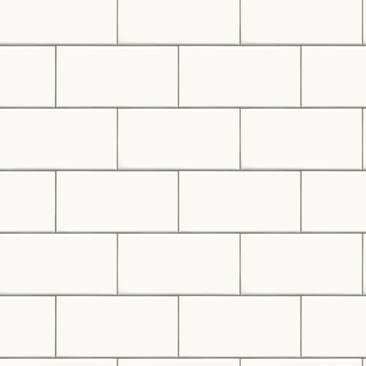 Subway Tile Peel & Stick Wallpaper White - Threshold™ | Target