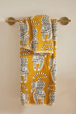 Isa Tiger Cotton Towel Collection | Anthropologie (US)