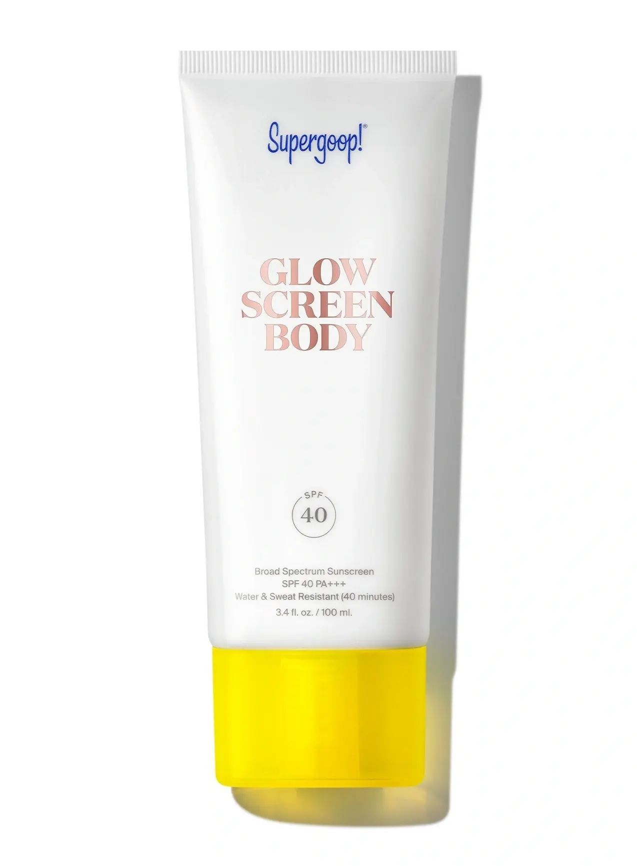 Glowscreen Body SPF 40 | Shimmer Sunscreen | Supergoop! | Supergoop