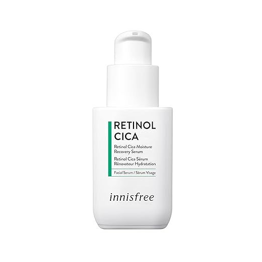 innisfree Retinol Cica Moisture Recovery Serum: Soothing and Hydrating, Visibly Improve Skin Elas... | Amazon (US)