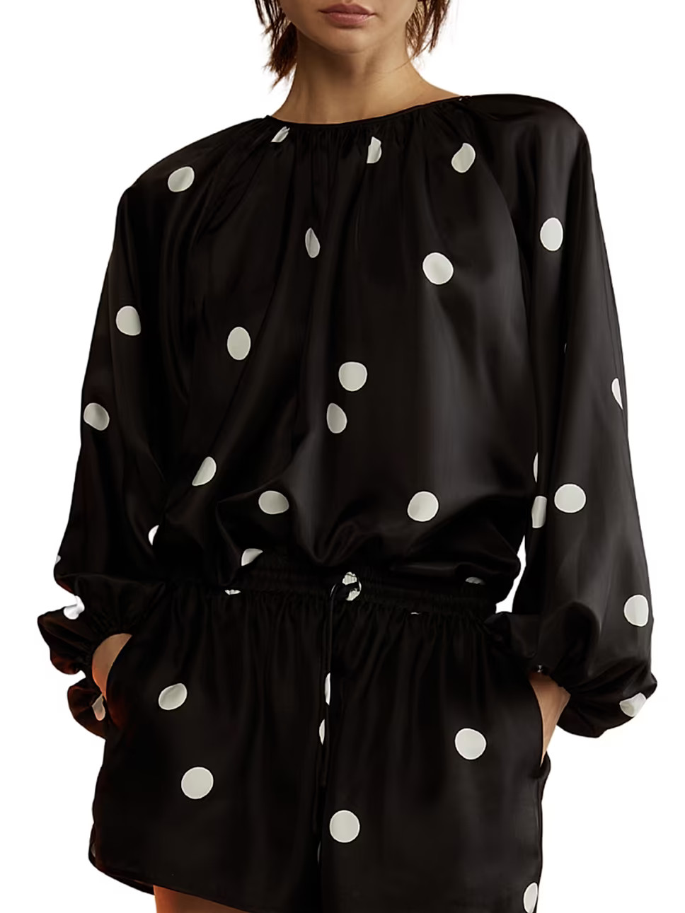 Alice Polka Dot Silk Blouse | Saks Fifth Avenue
