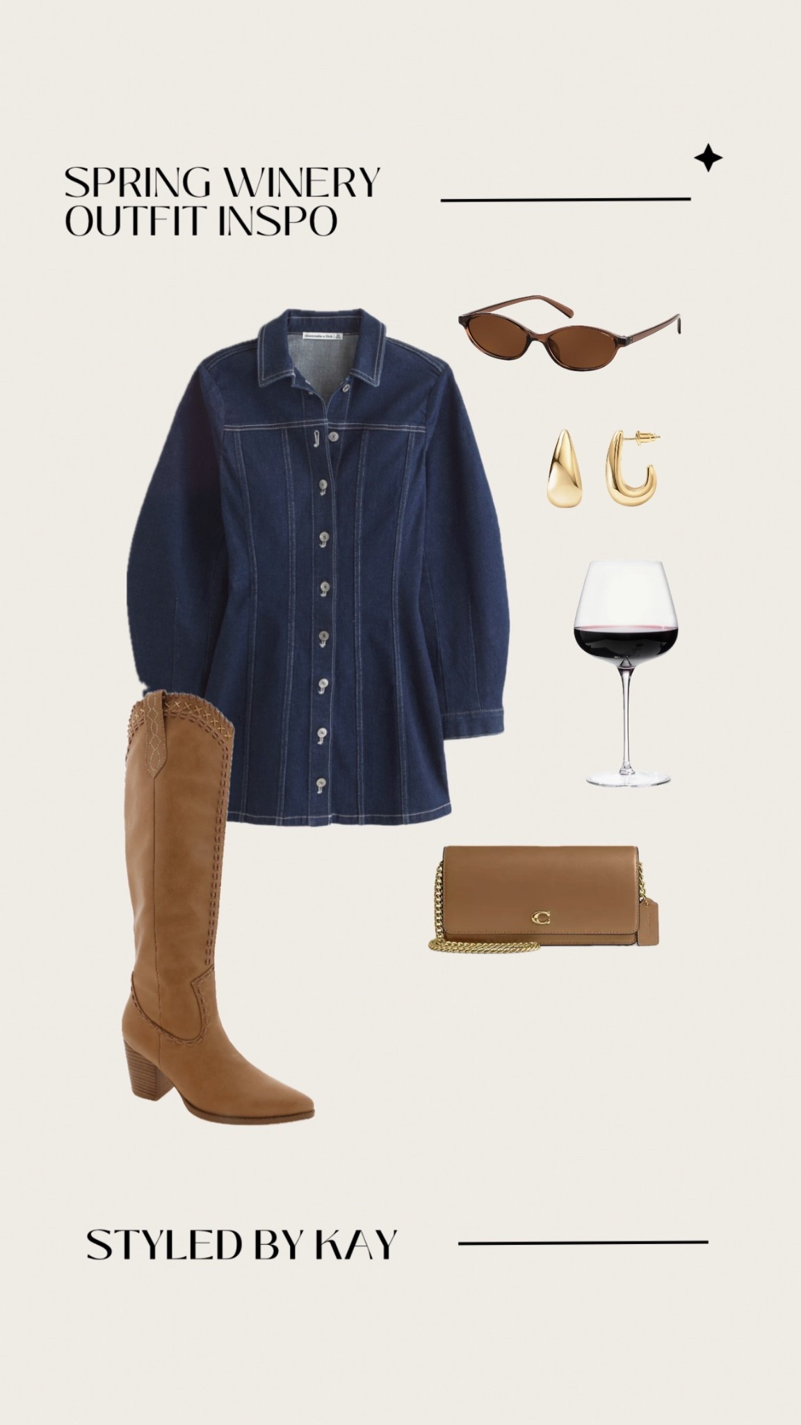 western + chic spring outfit idea for the winery

#LTKStyleTip #LTKSeasonal