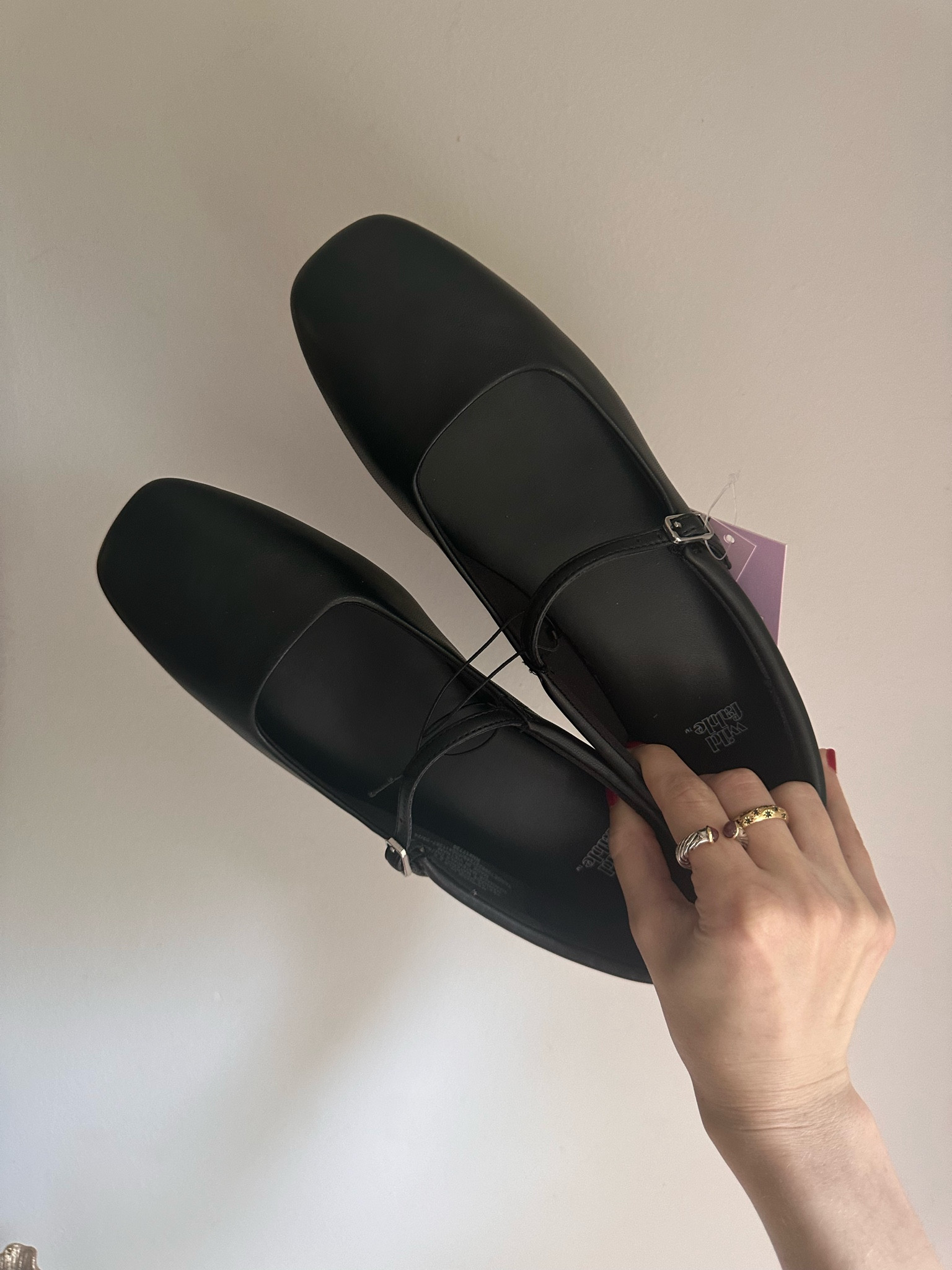 Black faux leather Mary Jane’s (that also comes in white patent leather) so comfy and fit TTS (ordered a 7.5) 

I think this trend is going to have legs and make it all the way into winter of this year. If you’re in the fence about it (like myself) then these are perfect! Only $30! 

Mary Jane’s | ballet flats | summer shoes | summer outfits 

#LTKStyleTip #LTKFindsUnder50 #LTKShoeCrush