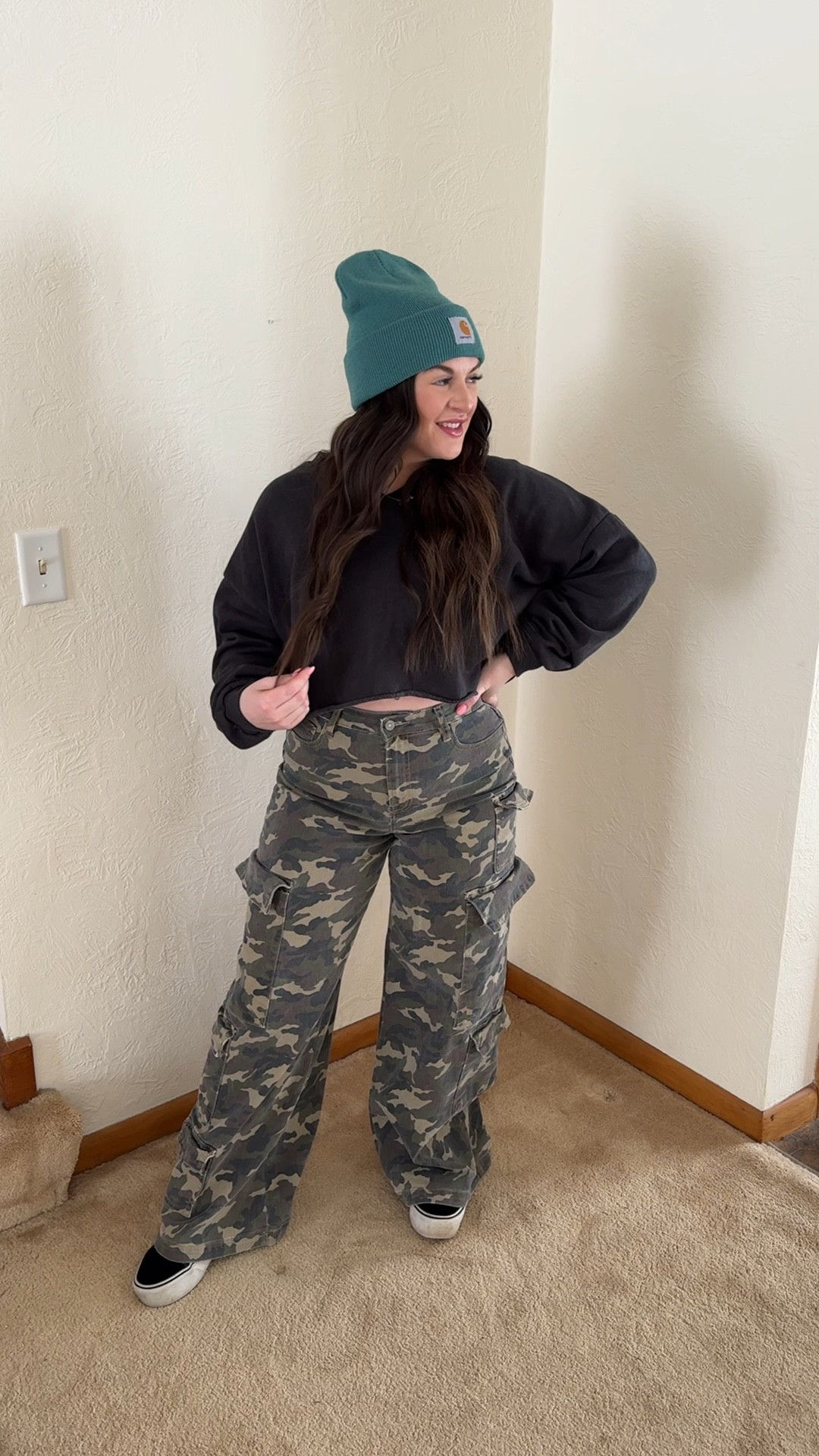5’2 170 lbs
top | large
jeans | 29, 32 length

camo | camo cargo pants | wide leg jeans | cargo jeans | camo pants | camo jeans | crop top | crop sweatshirtt

#LTKSeasonal #LTKFindsUnder100 #LTKMidsize