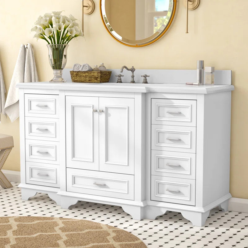 Loughlam 60'' Single Bathroom Vanity with Top | Wayfair North America