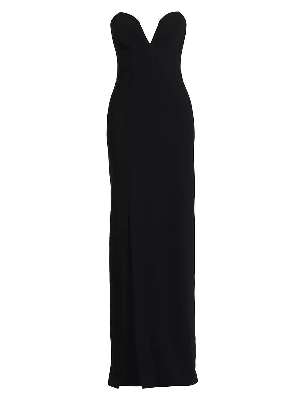 Cherri Crepe Plunging Sweetheart Gown | Saks Fifth Avenue