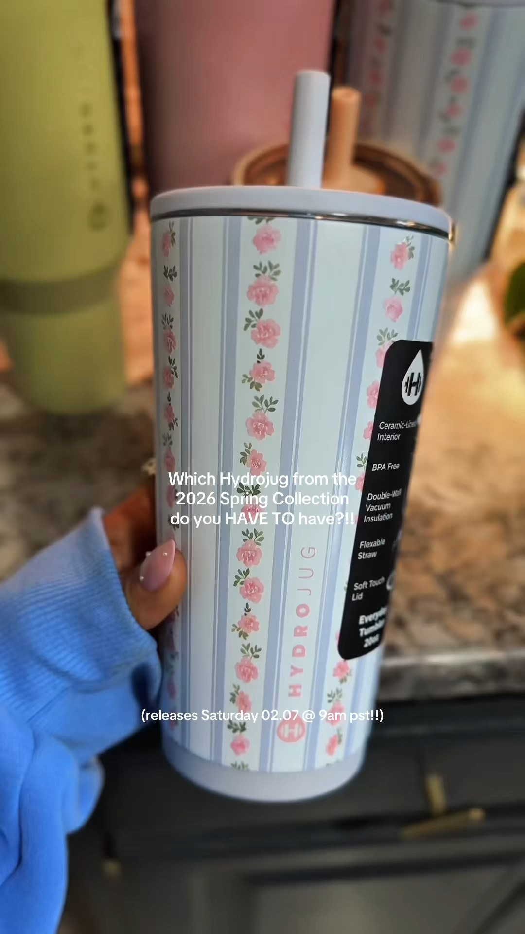 Girls!! This new Hydrojug 2026 Spring collection is soooo good!! It officially releases Saturday the 7th! 

Use code ANNACASEY10 to save 🫶🏼 

#LTKU #LTKdayinmylife #LTKHome