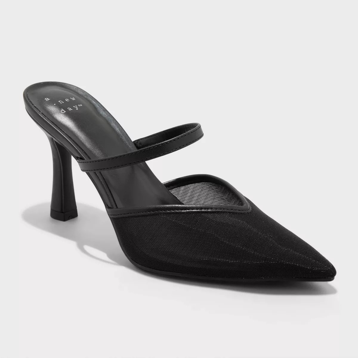 Women's Sonia Mesh Mule Heels with Memory Foam Insole - A New Day™ | Target