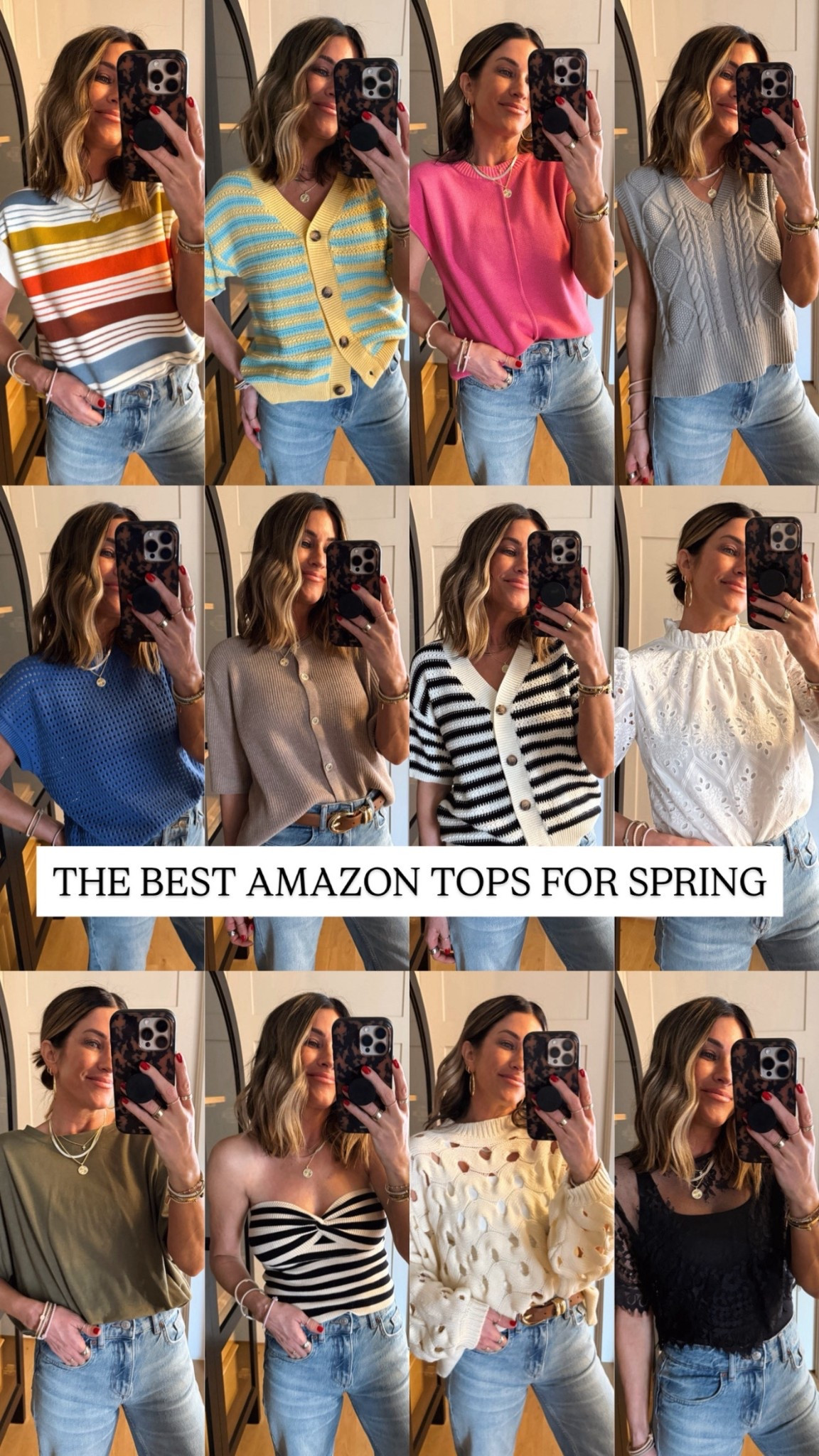 Amazon tops that are SO cute, incredible quality, and perfect for spring! Nearly all of these are under $30, too! 🤩👏🏼 true to size. 

#LTKmomlife #LTKdayinmylife #LTKWorkwear