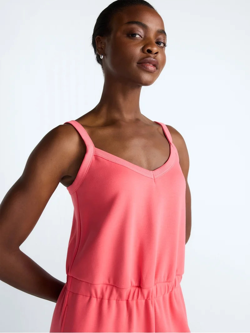 Scoop Women's and Women's Plus Scubaknit Tank Jumpsuit, Sizes XS-4X | Walmart (US)