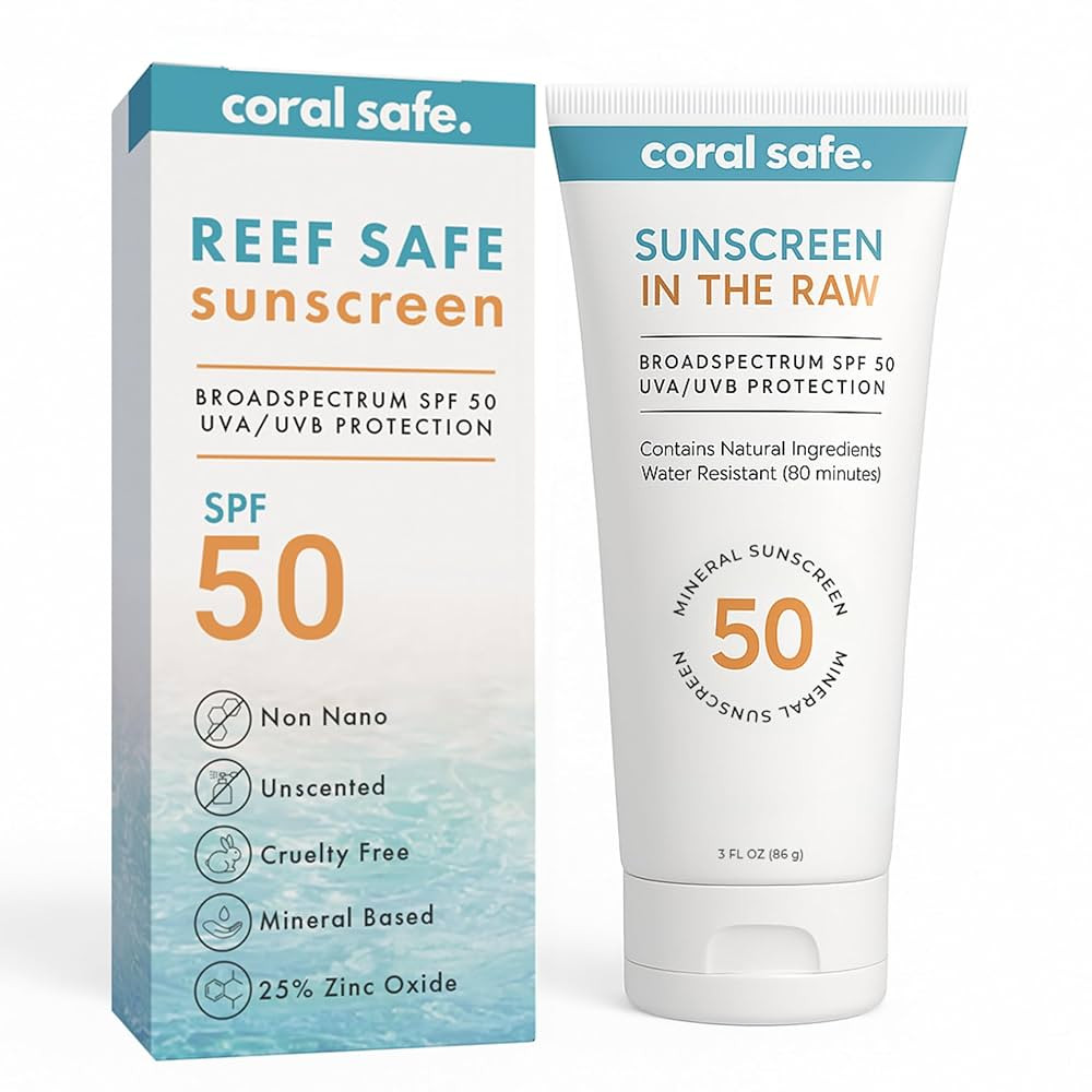 Reef Safe Sunscreen Travel Lotion SPF 50 - Mexico & Hawaii 104 Reef Act Compliant, Biodegradable,... | Amazon (US)