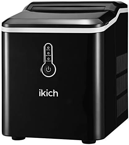 Amazon.com: IKICH Ice Maker Countertop, 26lbs 24Hrs, 9 Cubes Ready in 7mins, Portable Electric Ic... | Amazon (US)