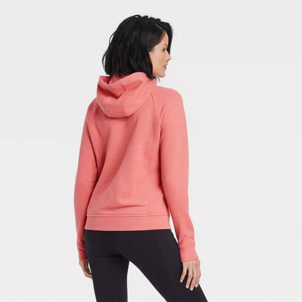 Women's Fleece Full Zip Hooded Sweatshirt - All in Motion™ | Target