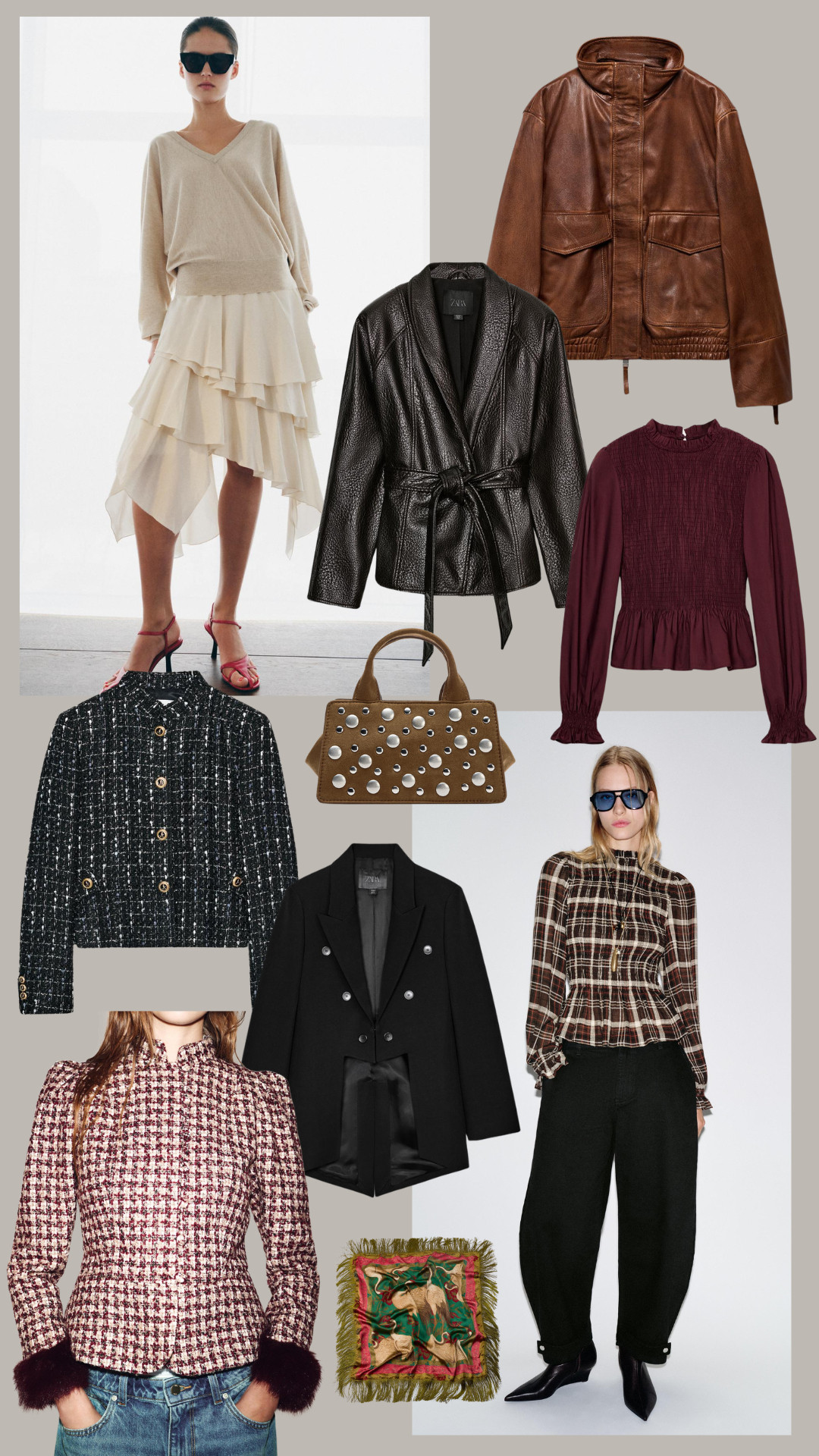 My Zara Basket
Spring Dressing, Blouse, Black Tailoring, Spring Prints, Ruffle Skirt, Faux Suede Jacket, Leather Jacker 

 #LTKuk #LTKspring #LTKeurope