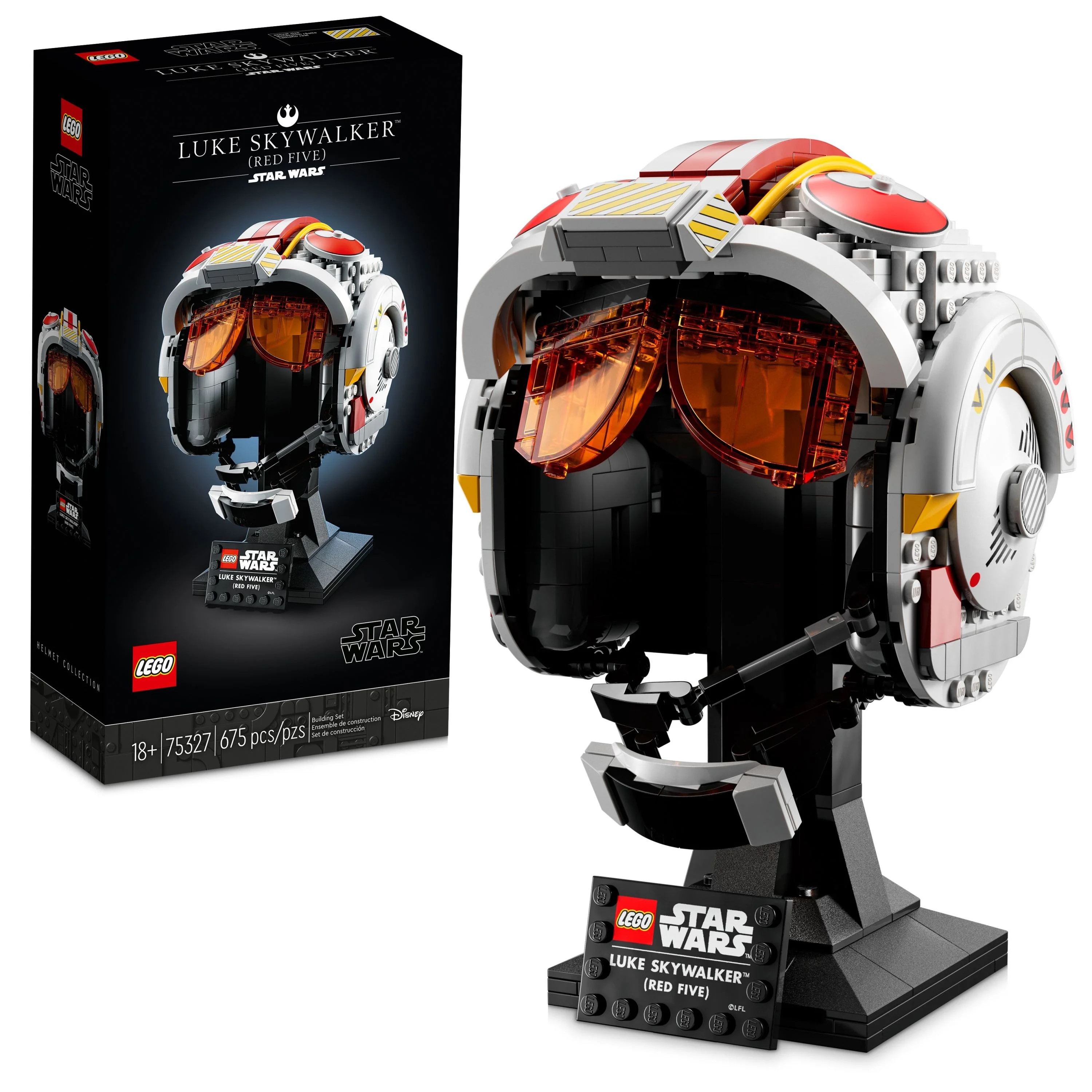 LEGO Star Wars Luke Skywalker Red 5 Helmet 75327 Set, Buildable Collection Display Model, Collect... | Walmart (US)