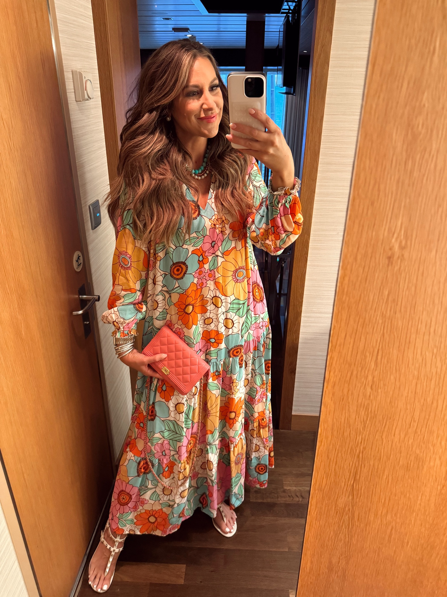 In a size small in dress 
What to wear on a cruise 
Outfit of the day 