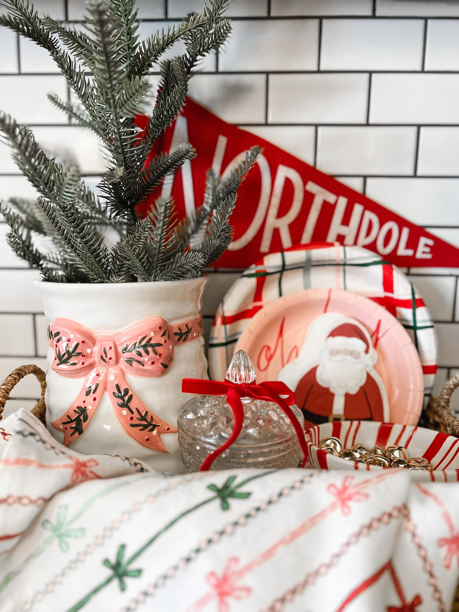 Sharing my jolly ol’ Saint Nick inspired occasions bin this year. I love the bows and traditional colors this year. 🎅🏻

#LTKSeasonal #LTKHoliday #LTKFamily