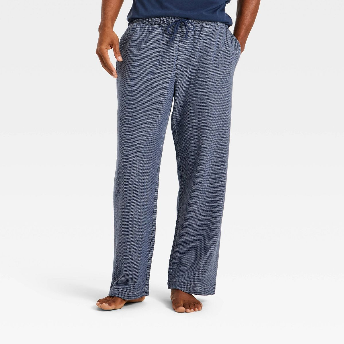Men's Textured Knit Lounge Pants - Goodfellow & Co™ Blue M | Target