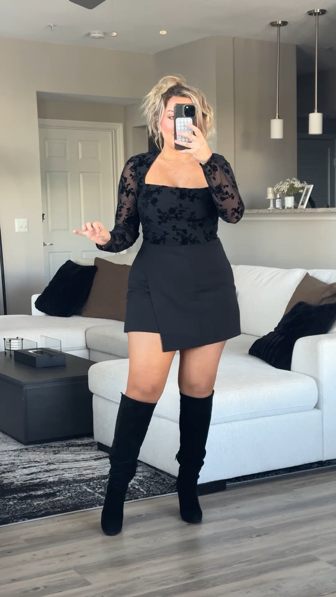 Holiday Outfits from Abercrombie on major cyber week sale! 

- Lace black top: medium
- Black skort: large (should have sized down to medium) 

#LTKHoliday #LTKStyleTip #LTKCyberWeek