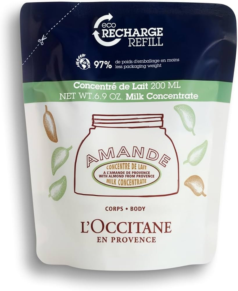 L'Occitane Almond Milk Concentrate: 48 Hour Hydration*, Smooth, Visibly Firm Skin, Delicious Scen... | Amazon (US)
