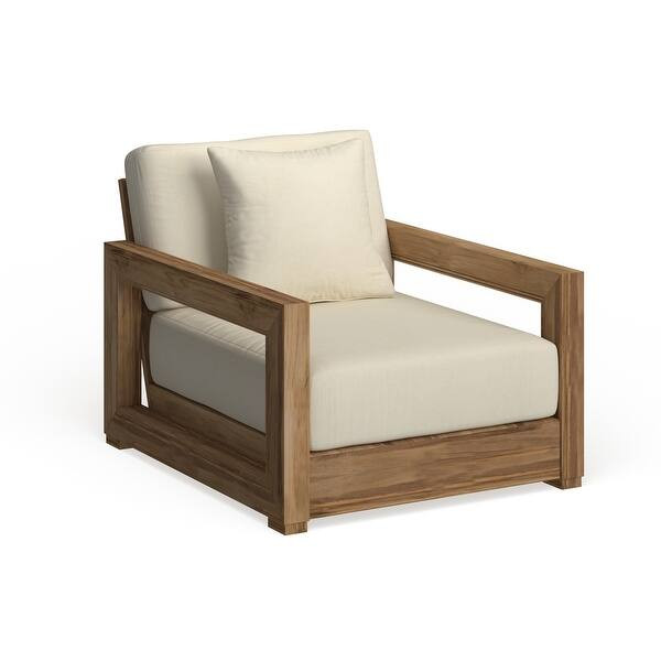 Safavieh Couture Montford Brown/ Beige Outdoor Armchair | Bed Bath & Beyond