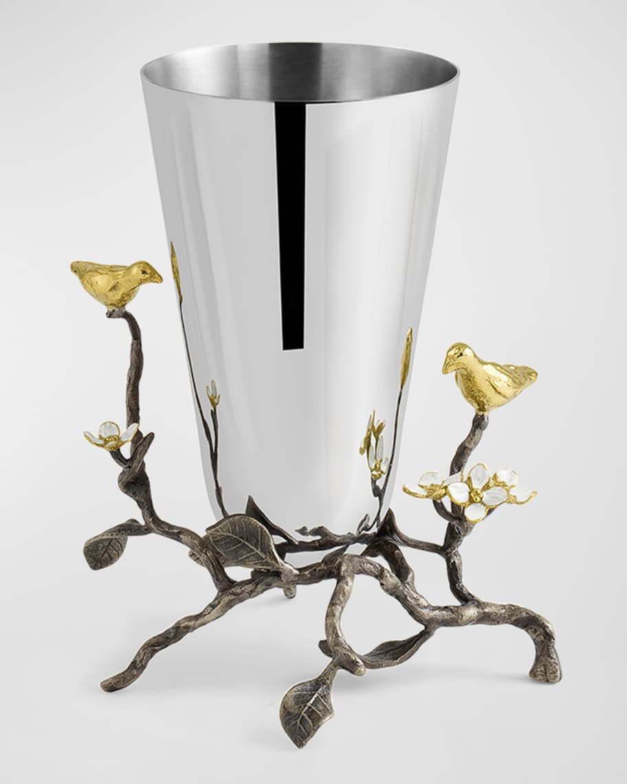 Michael Aram Lovebirds Small Vase | Neiman Marcus