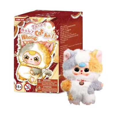 2025 ENT Baby Three Whose Cat am I Plush Blind Box PDQ | Target