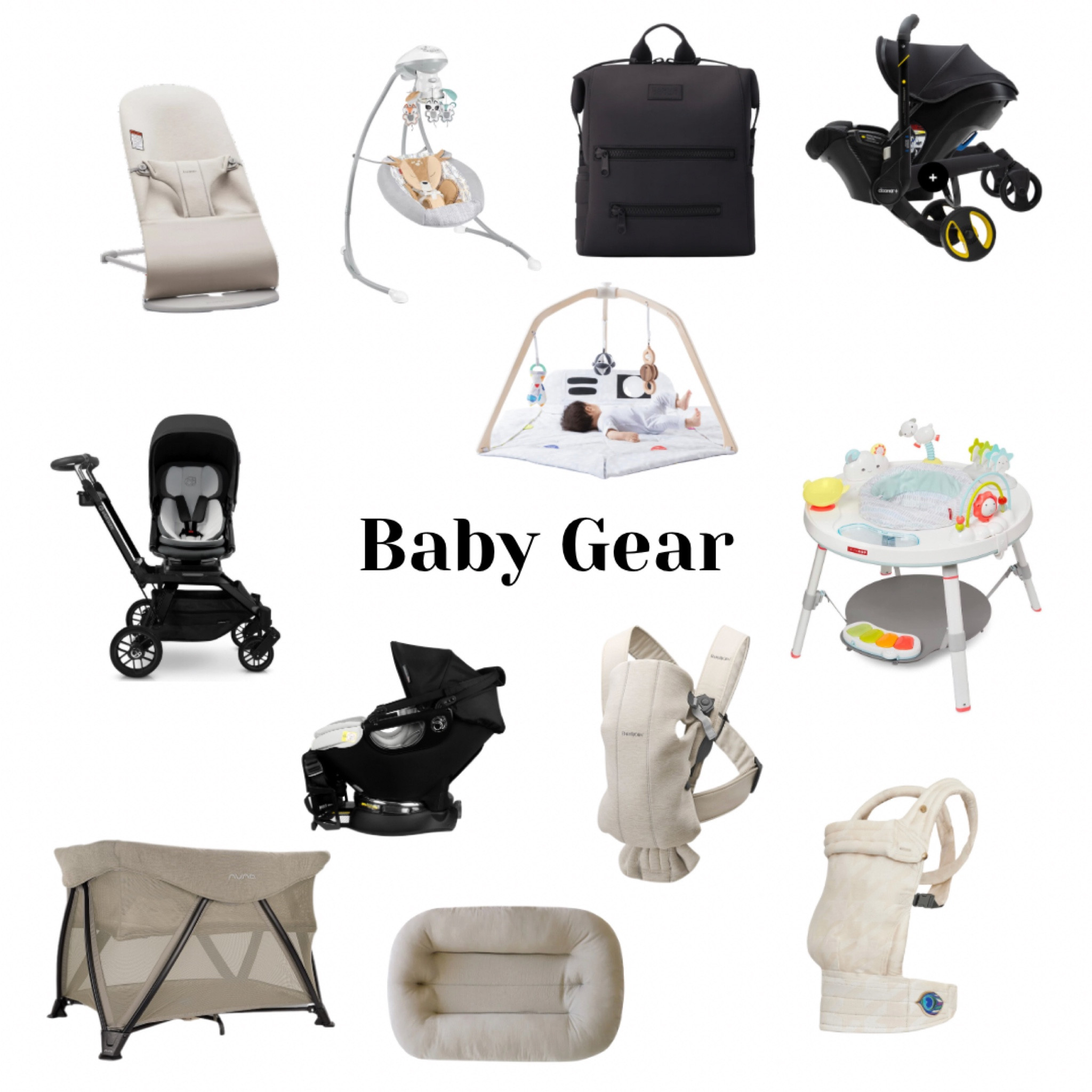 All the baby gear we love and adore! These have made our lives easier &amp; kept the baby comfortable, safe, and entertained. I’ve also linked some more affordable options that we also own and love just the same! 

#LTKFind #LTKfamily #LTKbaby