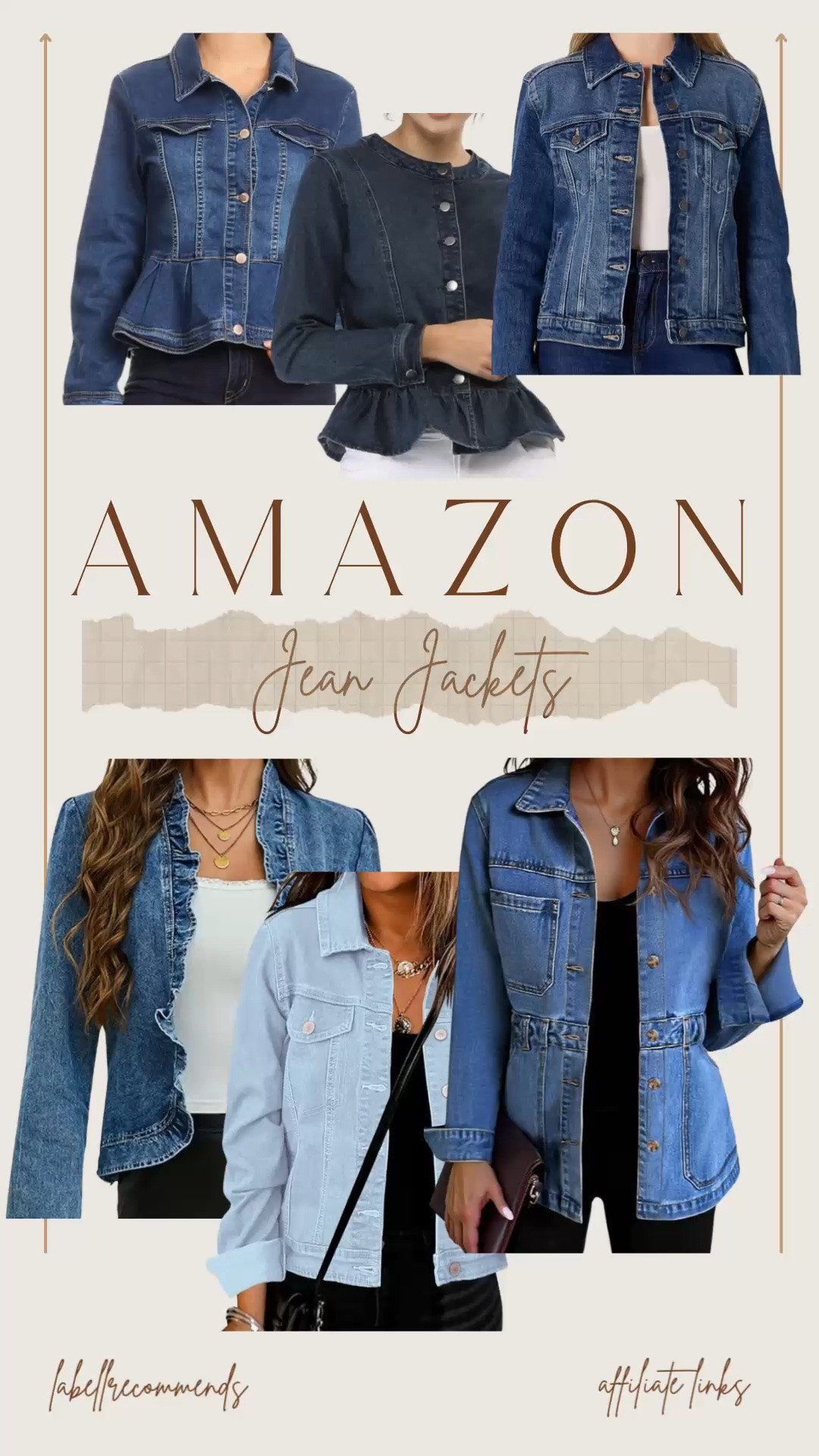 Amazon jean jackets are giving high-end boutique vibes without the boutique price tag. A must-have Amazon fashion find for spring outfits, travel looks, and everyday style. These are the perfect affordable jean jackets for spring they pairs effortlessly with leggings, dresses, and cargos. A Jean jacket is one of my favorite wardrobe staples. 

#jeanjackets #amazonfashion #springfashion #jeanjacketstyle

Best Amazon jean jacket, women’s denim jacket outfit ideas, affordable jean jacket for spring, Amazon fashion must haves 2026, cute jean jackets under $50, light wash denim jacket women, how to style a jean jacket outfit, Amazon wardrobe staple, casual chic outfit inspiration, everyday style outfit ideas, Amazon fashion finds, denim jacket outfits for women, trendy Amazon outfit ideas, fall layering essentials, must-have denim jacket, classic jean jacket style.


#LTKFindsUnder50

#LTKSeasonal #LTKOver40