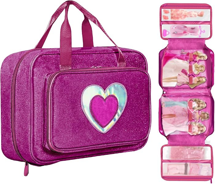 Carrying Case Compatible with Barbie Dolls 12-Inch, Storage Organizer with Handle Holds up to 6 D... | Amazon (US)
