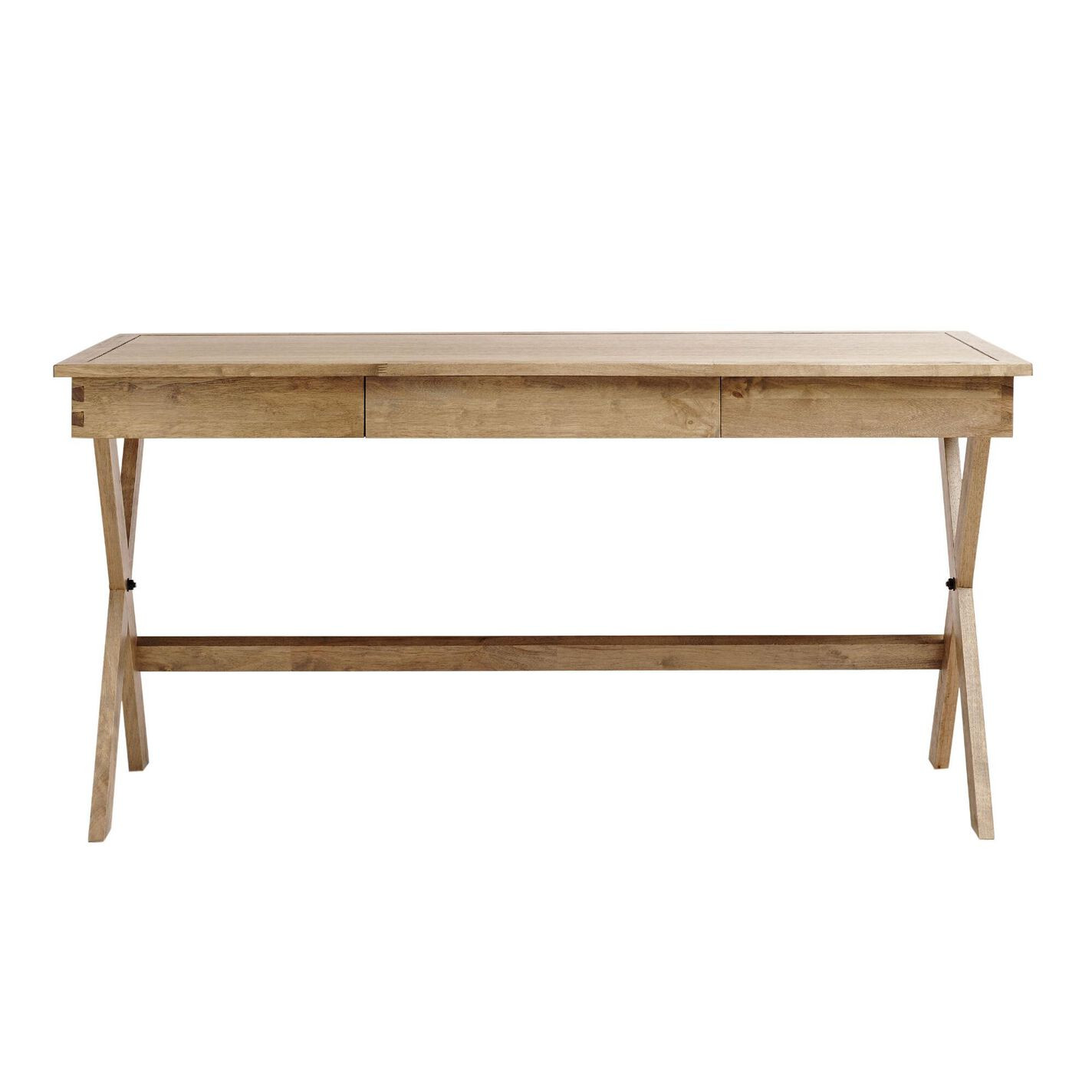 Light Walnut Campaign Desk | World Market