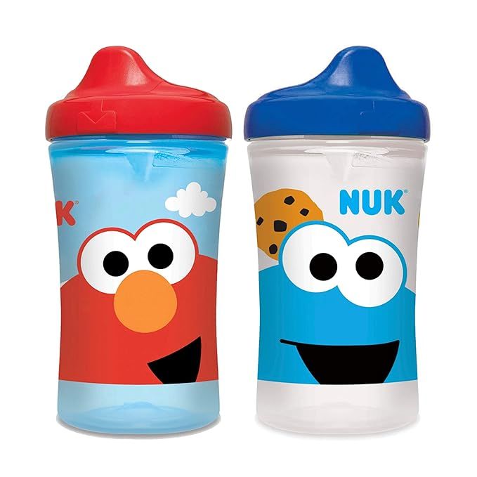 NUK Sesame Street Hard Spout Cup, 10 Oz, 2 Pack | Amazon (US)