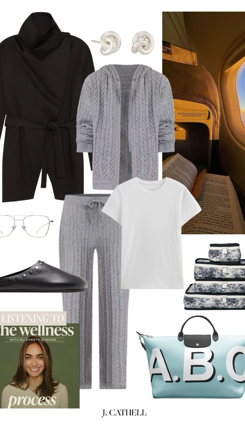 Travel days, but make them intentional. ✈️
These are my go-to chic travel outfits for long flights—polished enough to arrive feeling pulled together, comfortable enough to actually relax en route.

Think:
• Soft, elevated lounge sets that don’t wrinkle
• Layered outerwear for cold cabins + warm arrivals
• Hands-free totes, cozy slides, and sneakers you can walk miles in
• Neutral palettes that mix, match, and always feel timeless

Whether you’re flying for the holidays, heading into a busy season of travel, or just want to upgrade your airport style, these looks prove that comfortable travel outfits can still feel refined.

Save this for your next trip ✨
Shop everything linked on my LTK

#TravelOutfits #AirportStyle #ChicTravel #TravelCapsuleWardrobe #ElevatedBasics #ComfortableAndChic #WhatToWearFlying #LoungewearStyled



#LTKSeasonal #LTKHoliday #LTKOver40