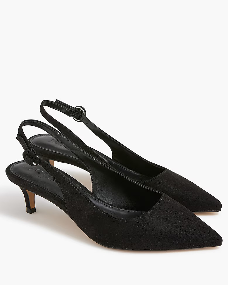 Slingback kitten heels | J.Crew Factory