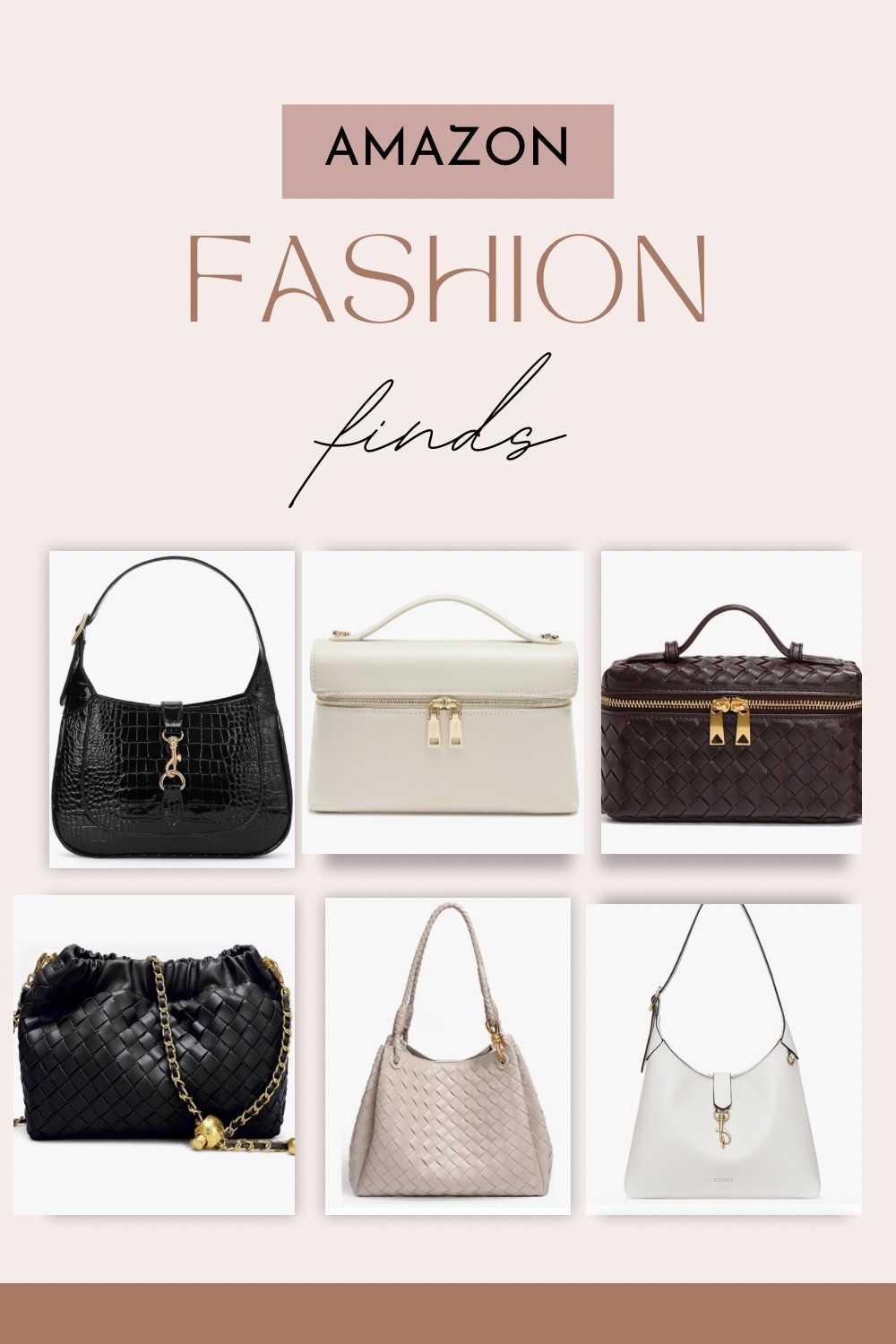 Amazon handbags that look WAY more expensive than they are 👜 These are perfect everyday bags — structured, neutral, and hold so much. I love these for elevating a basic outfit without spending designer prices. Linking my top picks here 🤎
#LTKAccessories #AmazonFinds #LTKUnder100

#LTKFindsUnder100 #LTKFindsUnder50 #LTKOver40