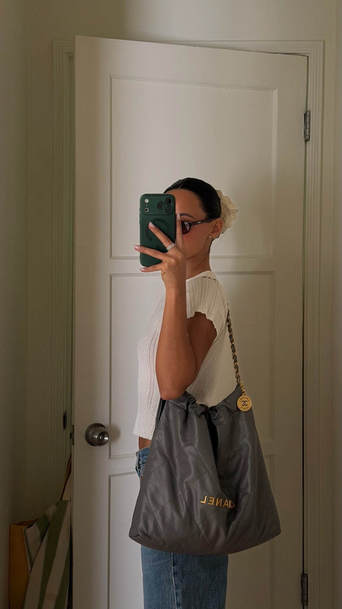 spring time in LA ootd
Amazon scrunchie, DISSH white tee, Levi's jeans, revolve sandals #springtime #ootd

#LTKootd #LTKFestival #LTKdayinmylife