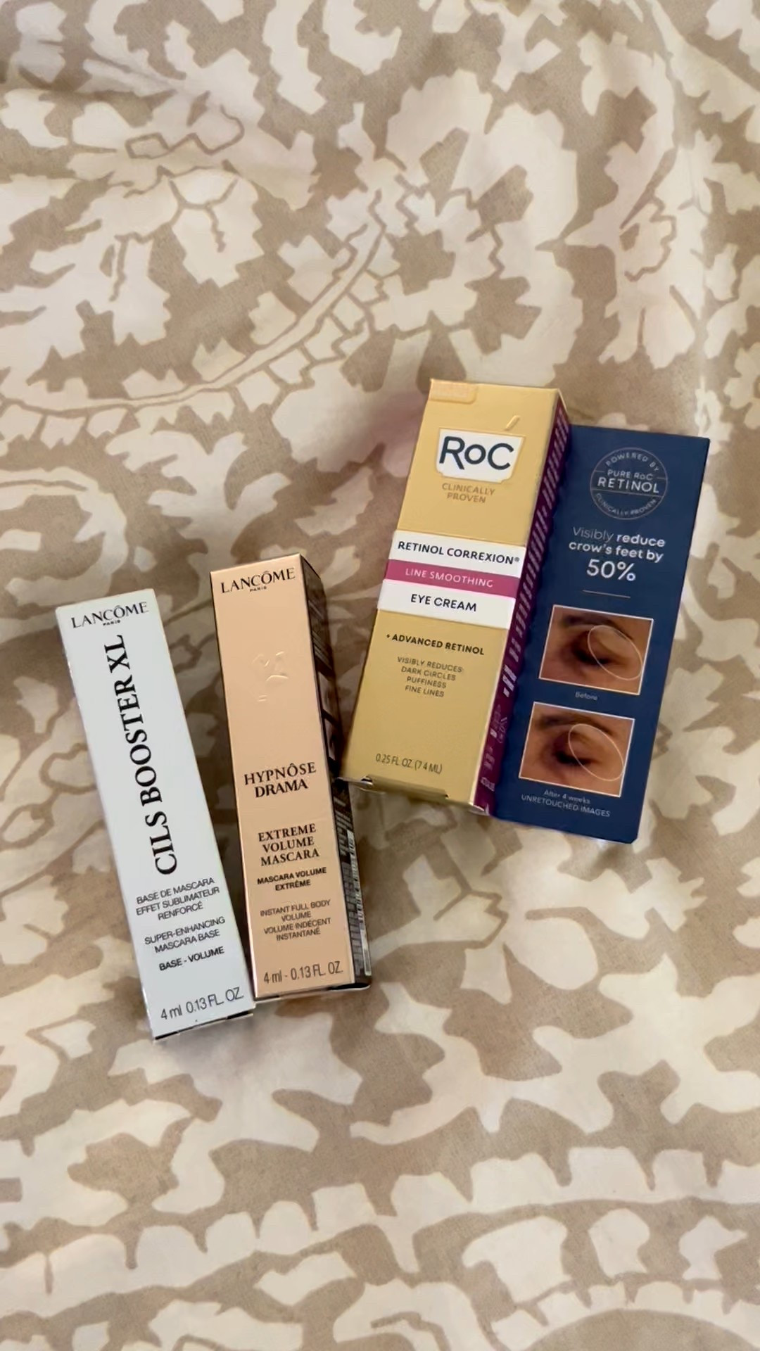 Ordered some minis to try before committing to the full size products.

Lancôme lash primer and mascara and RoC Anti Wrinkle Eye Cream

#LTKselfcare #LTKOver40 #LTKBeauty