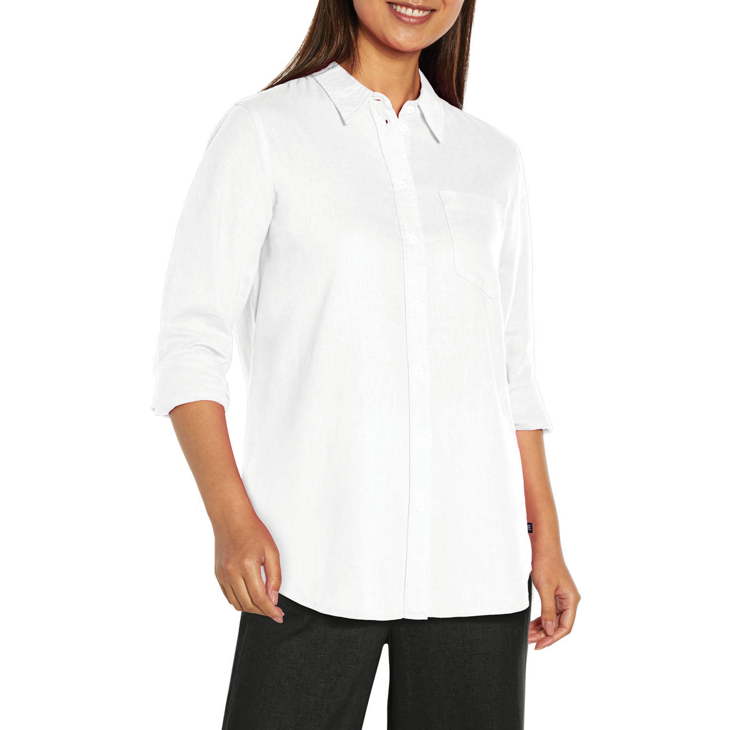 Gap Ladies Linen Button Down Top | Sam's Club