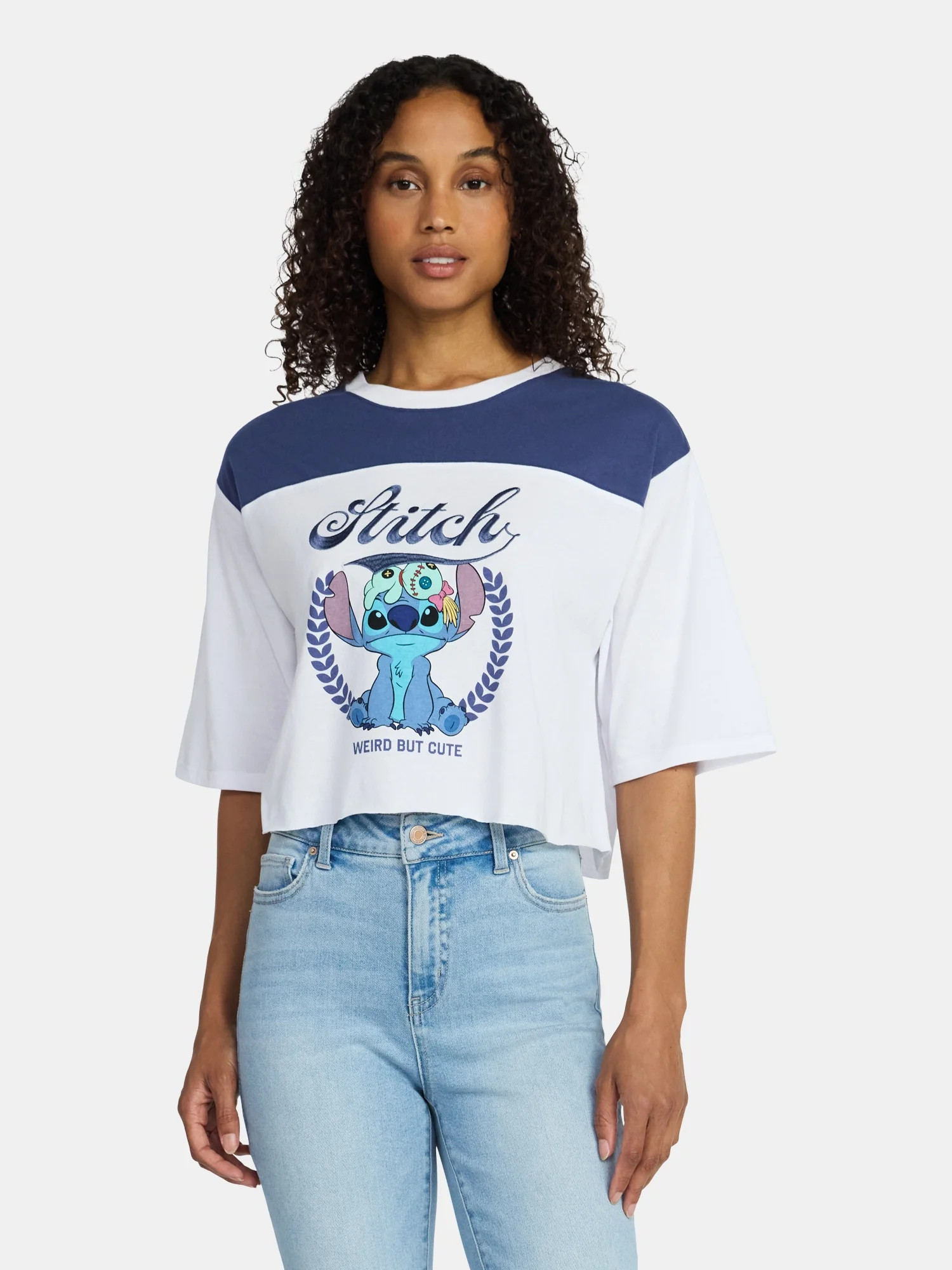 Lilo & Stitch Women's Graphic Skimmer Tee, Sizes XXS-XXL | Walmart (US)